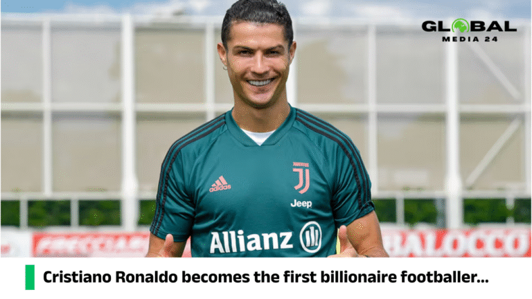 Cristiano Ronaldo becomes the first billionaire footballer...
