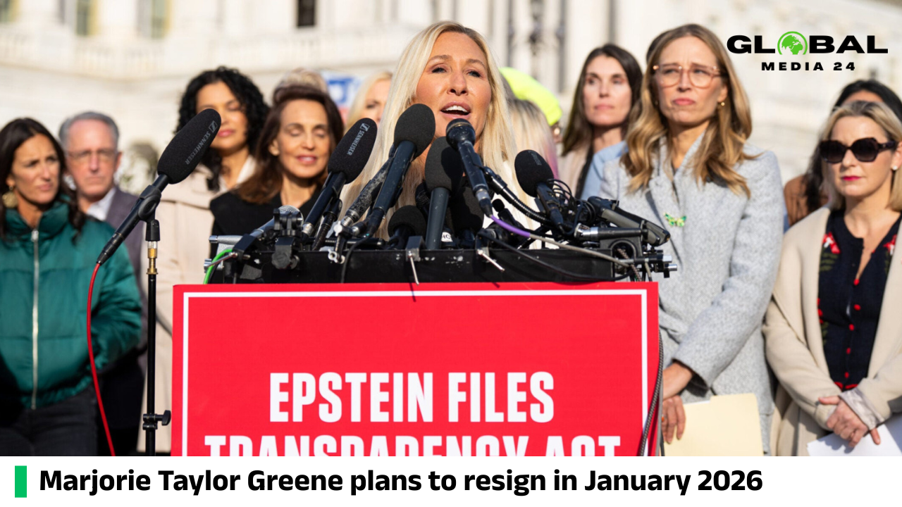 Trump aide Marjorie Taylor Greene says she plans to resign in January 2026 after Epstein filed a lawsuit