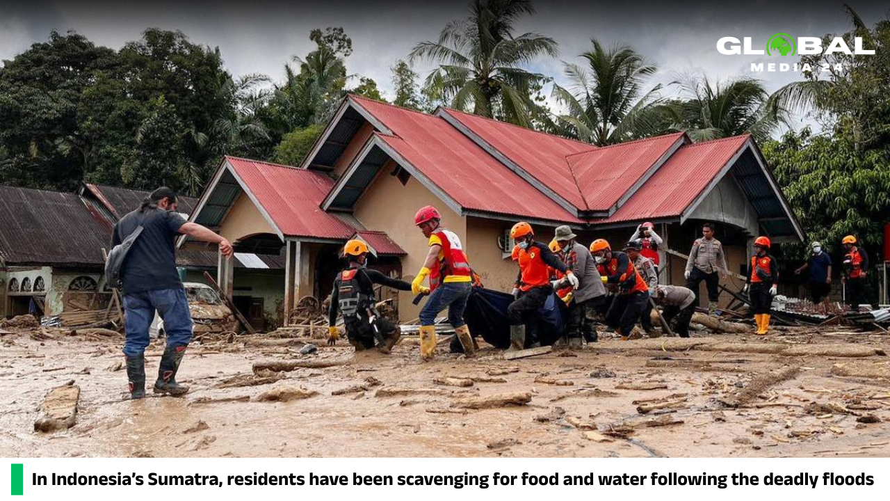 In Indonesia’s Sumatra, residents have been scavenging for food and water following the deadly floods