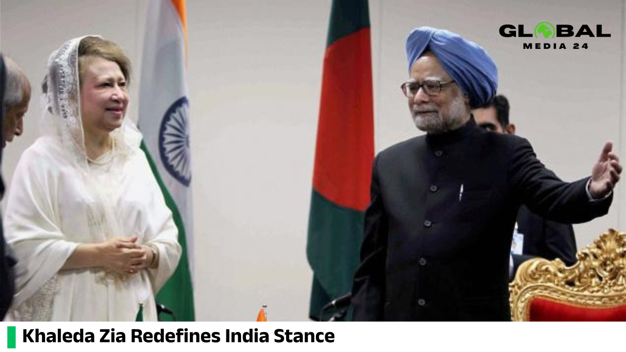 Khaleda Zia’s evolving stance on India, from harsh “slavery” remarks to a pledge against terrorism