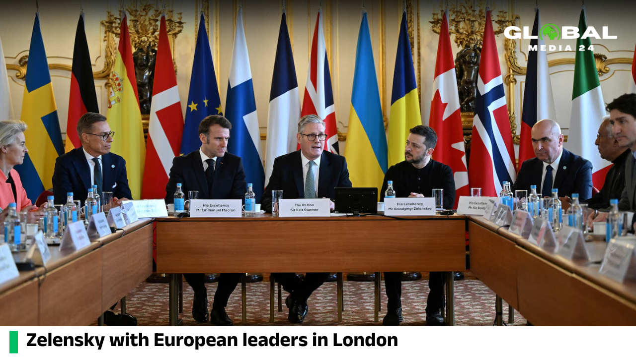 Zelenskyy is set to hold discussions with European leaders in London aimed at finding a path to end the Ukraine war