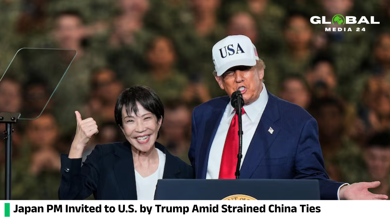 Japan said its leader has been invited to the U.S. by Trump as relations with China remain strained