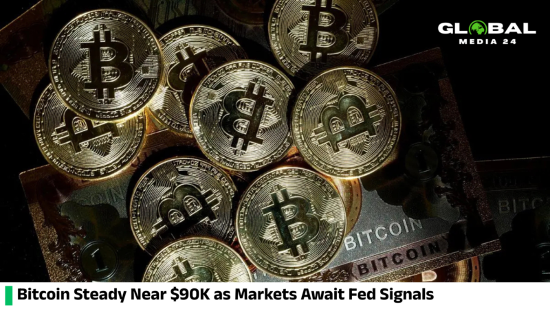 Bitcoin holds around $90,000 amid market anticipation of Fed guidance and tariff-related updates