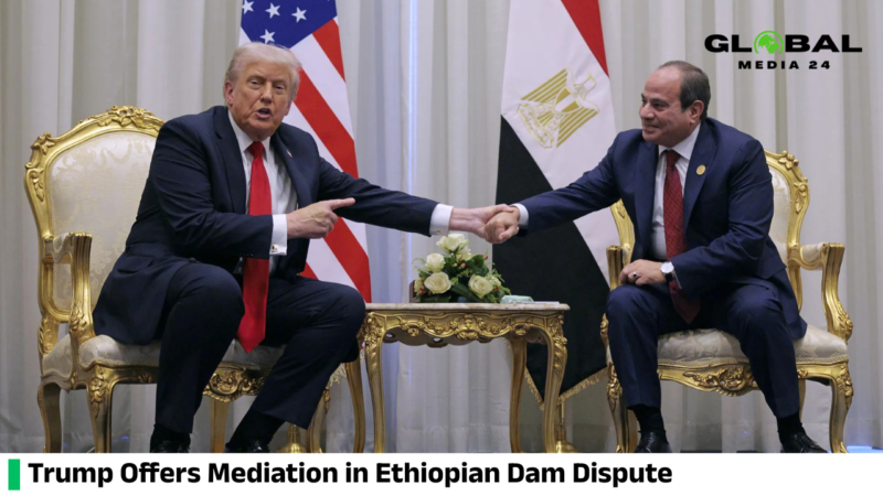 Trump offers to help Egypt mediate negotiations concerning the Ethiopian dam dispute