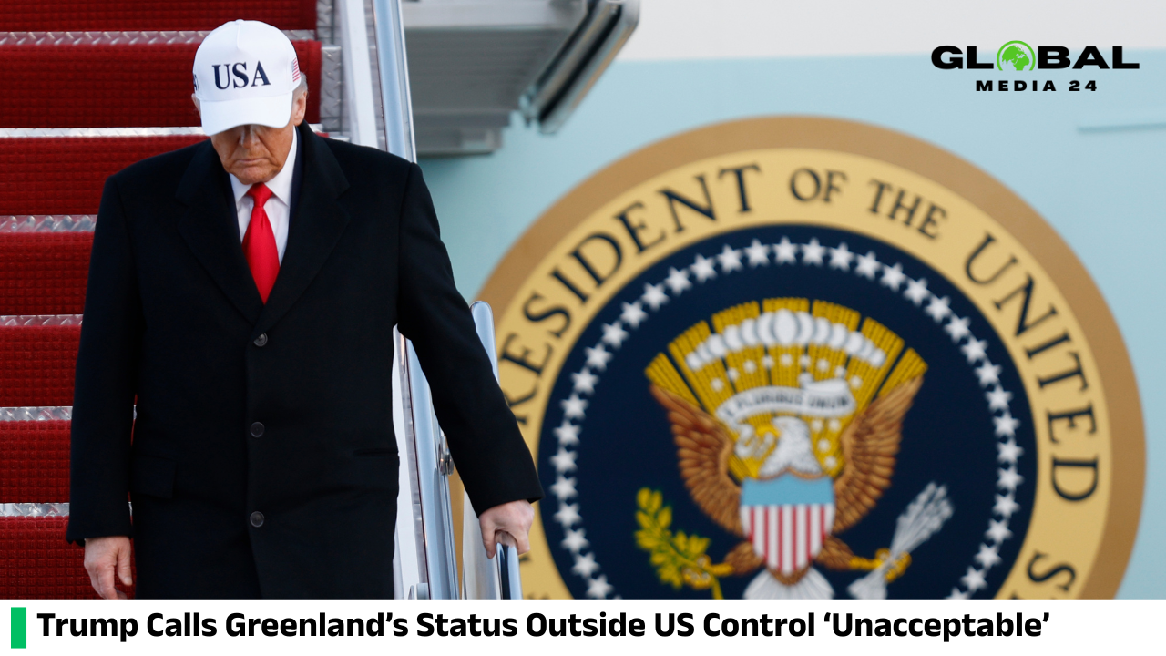 Trump says Greenland not being under US control is ‘unacceptable’