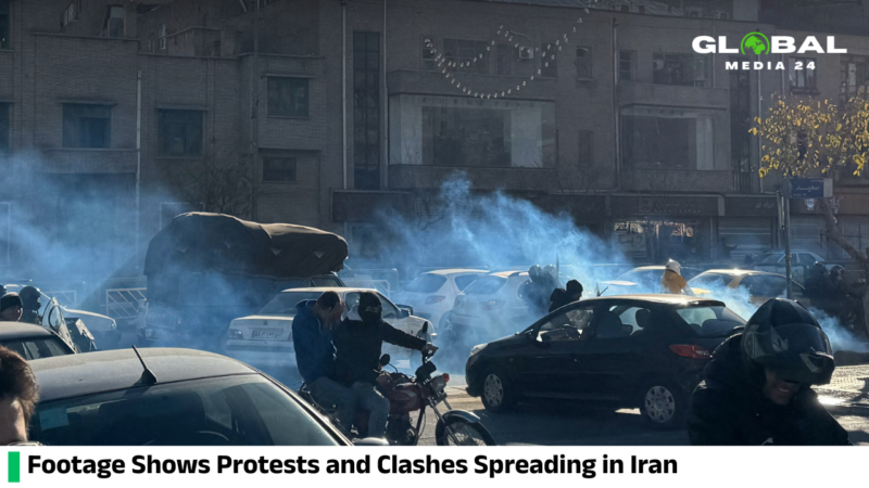 Footage shows clashes as protests spread to more parts of Iran