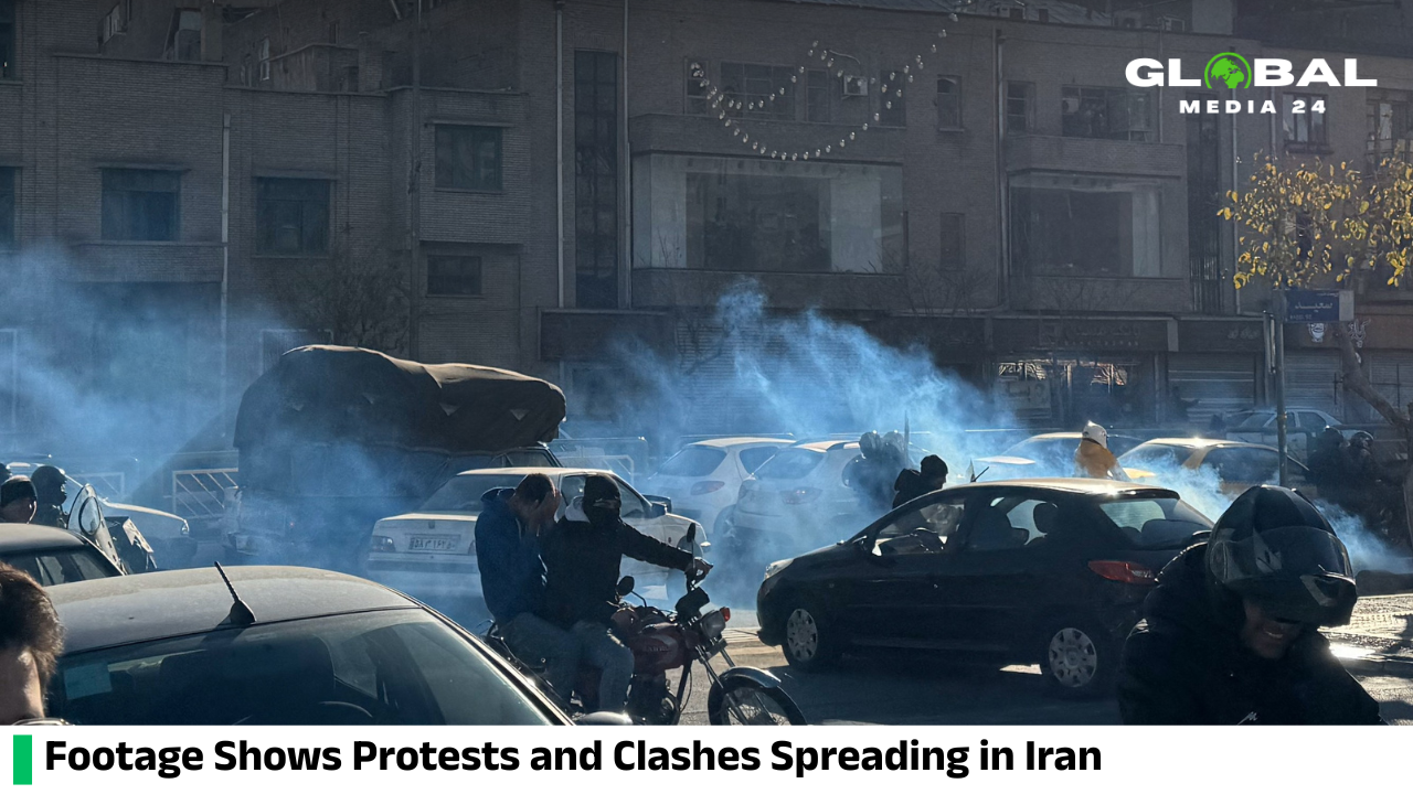 Footage shows clashes as protests spread to more parts of Iran