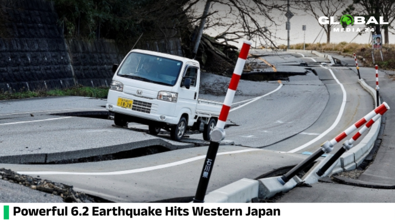 Western Japan Hit by Strong 6.2-Magnitude Earthquake
