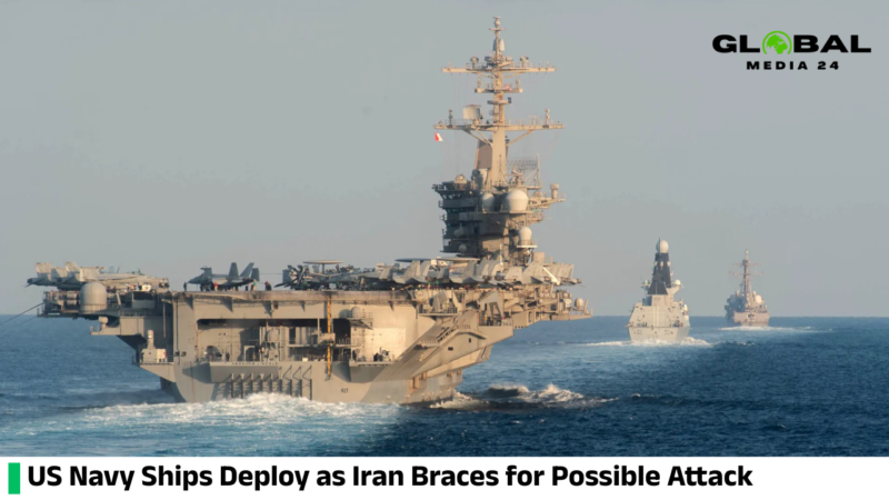 US Navy ships move into the region, the Iranian government is bracing for a possible assault