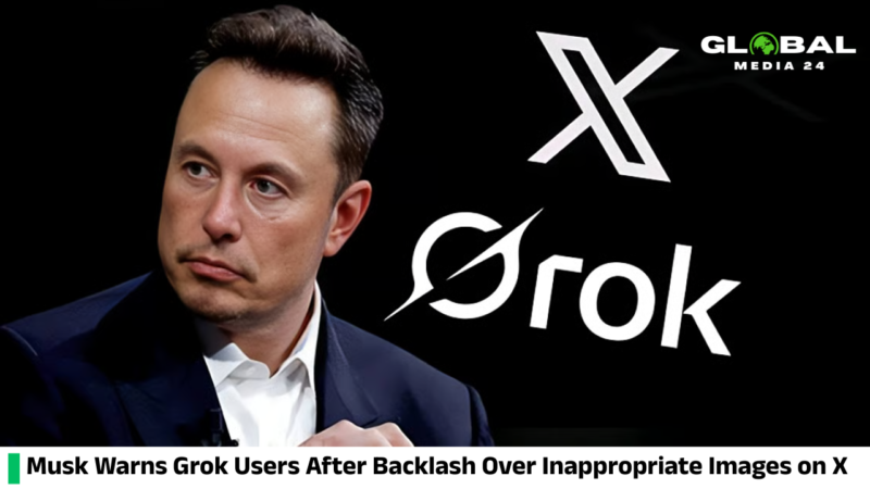 Elon Musk issues a formal warning to Grok users amid backlash over inappropriate images on X