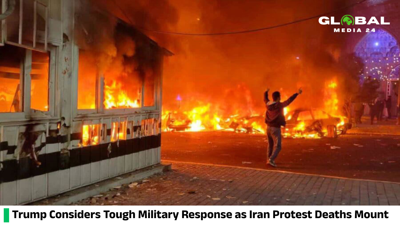 Trump Weighs Strong Military Action Against Iran as Protest Death Toll Rises