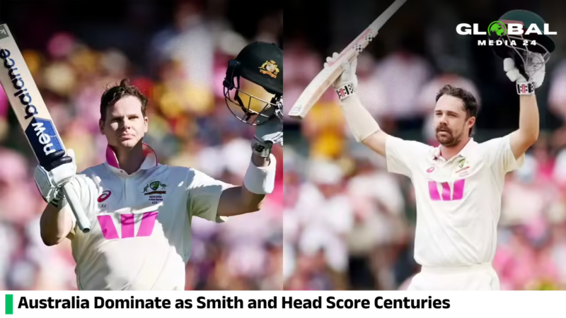 Centuries from Smith and Head powered Australia to a dominant position over England