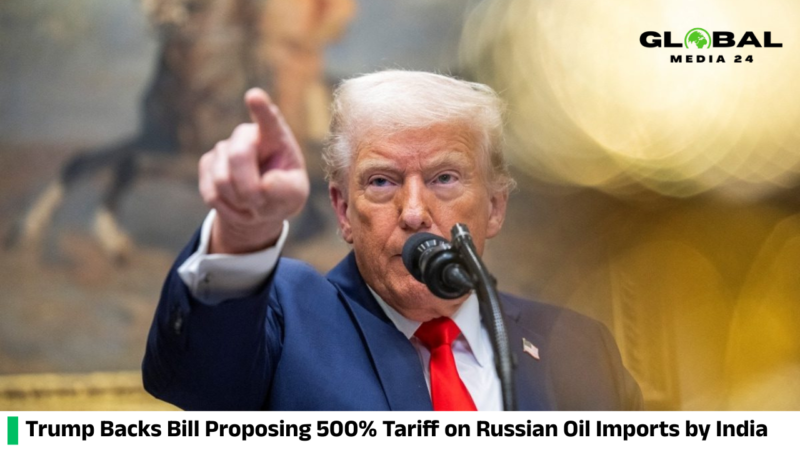 Trump signals approval for bill targeting India with 500% tariff on Russian oil