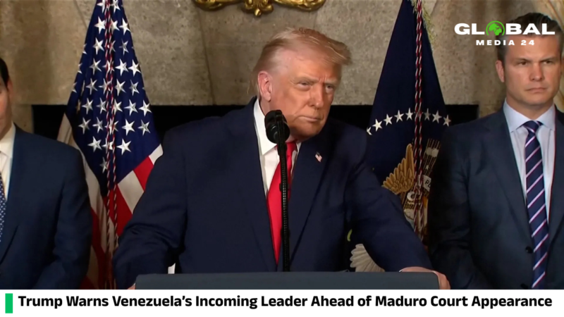 Trump issues a warning to Venezuela’s incoming leader as Maduro prepares for a court appearance