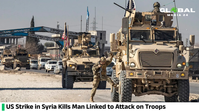 US officials say an American strike in Syria killed a man connected to an attack on troops