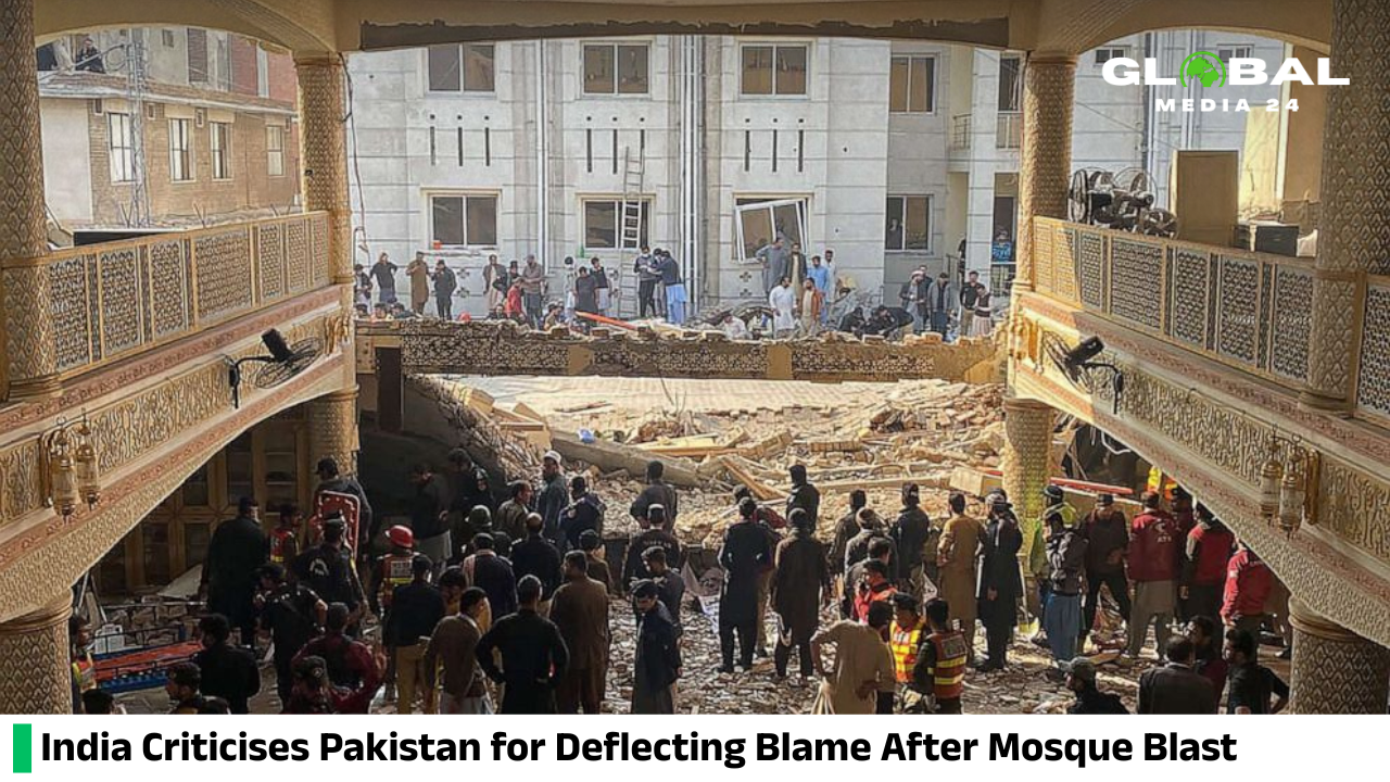 India Slams Pakistan’s Neighbour Blame on Mosque Blast, Calls It a Domestic Failure