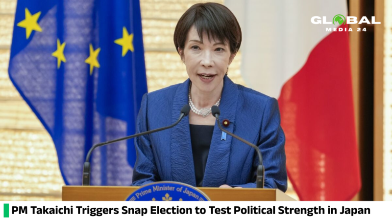 PM Takaichi Calls Snap Election, Testing Political Strength in Japan