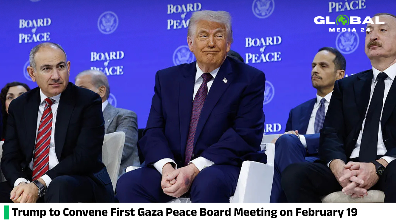 Trump is set to hold the first meeting of the Gaza Peace Board on February 19