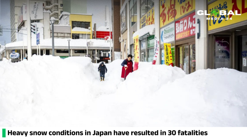 Japan Reports 30 Deaths Amid Heavy Snow Conditions