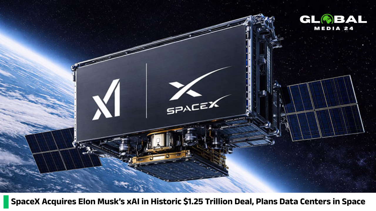 SpaceX Acquires Musk’s AI Venture xAI in $1.25 Trillion Deal, Eyes Data Centers in Space
