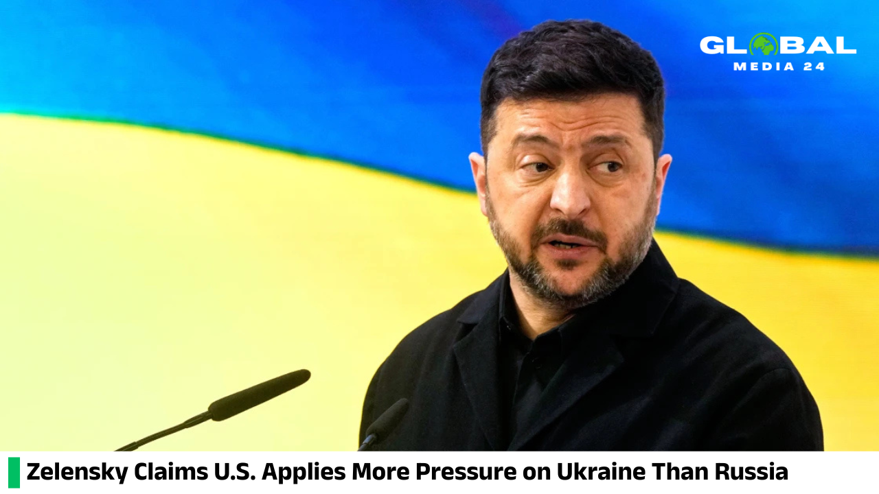 Zelensky says the U.S. frequently pressures Ukraine for concessions rather than Russia