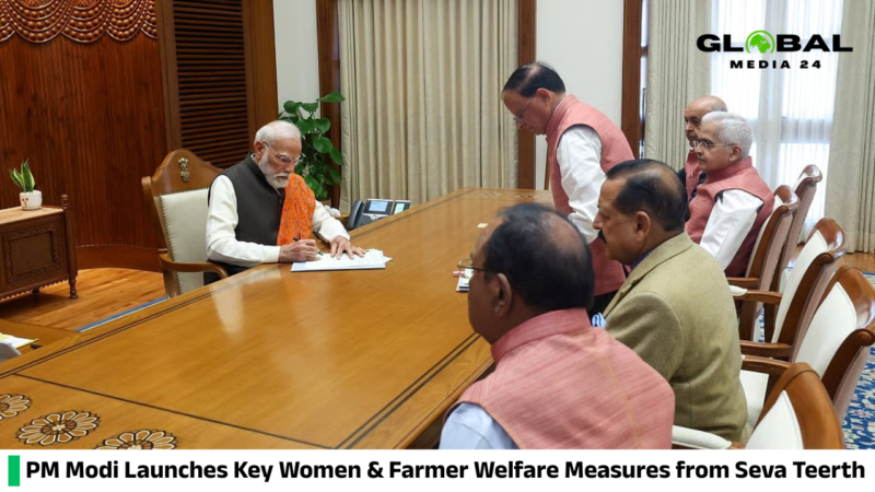 From Seva Teerth, PM Modi approves major welfare initiatives for women and farmers