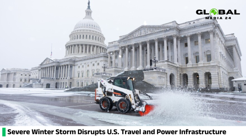 Storm Batters U.S., Grounds 11,000 Flights and Cuts Power to 500,000 Homes