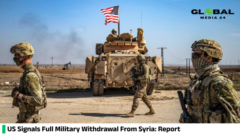 US Plans Complete Military Exit From Syria, Says Report
