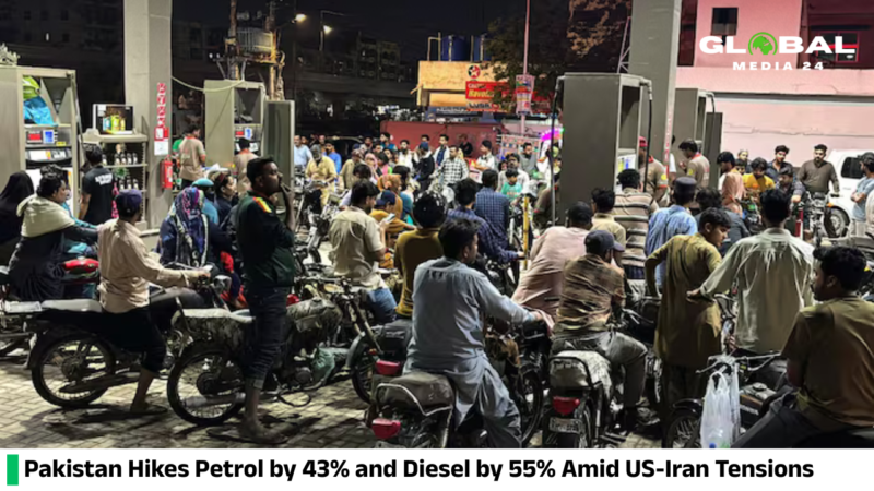 Pakistan raises petrol prices by 43% and diesel by 55% amid the US-Iran conflict