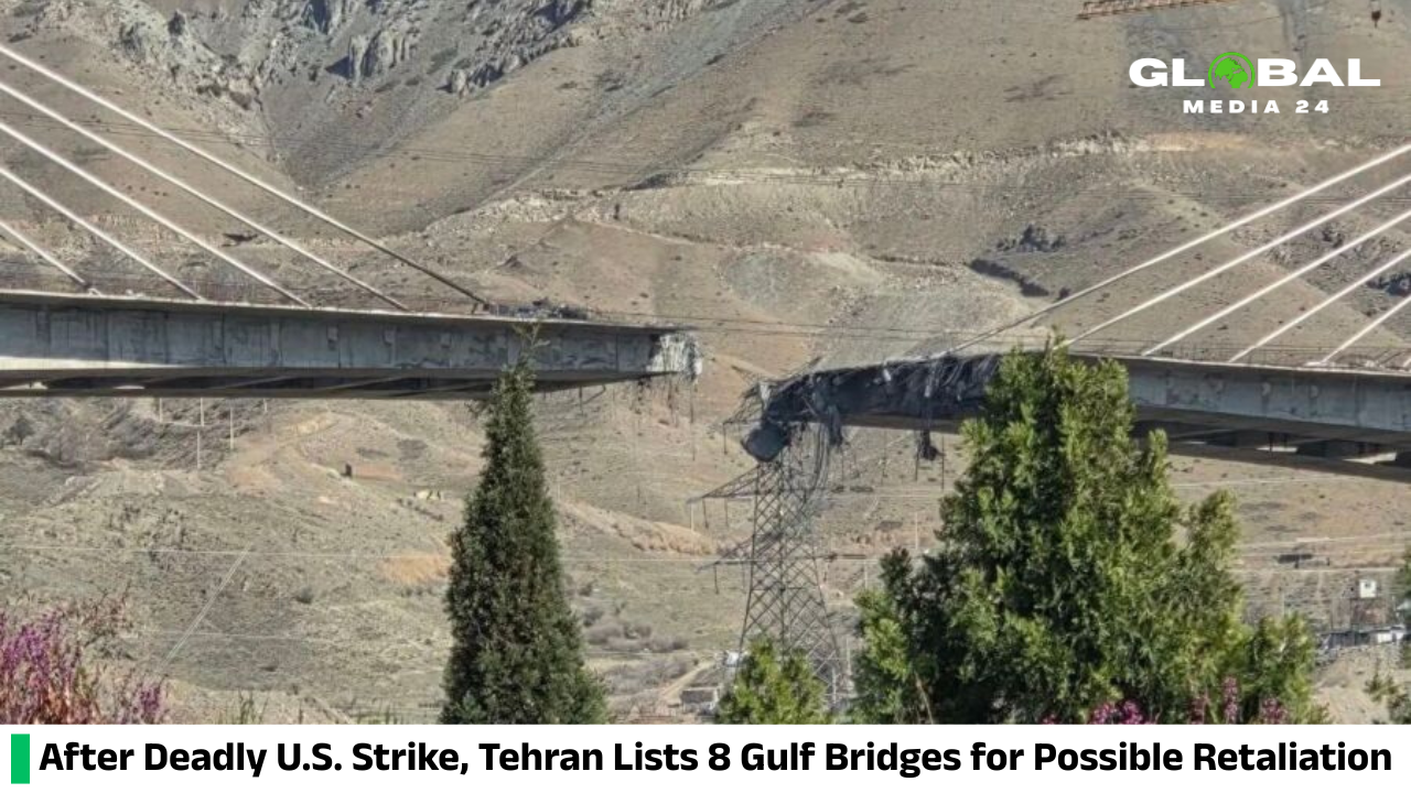 Tehran lists 8 Gulf bridges as potential targets after the U.S. destroys Iran’s largest bridge