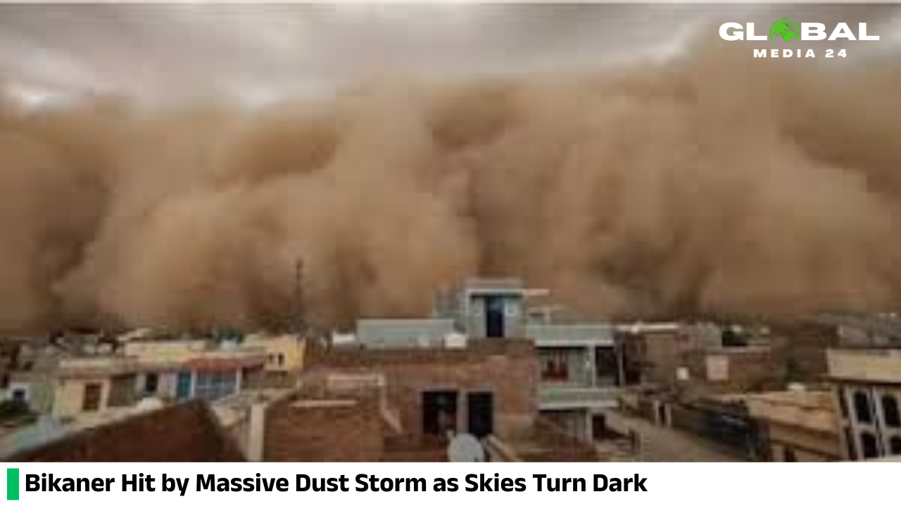 Bikaner Hit by Massive Dust Storm as Skies Turn Dark